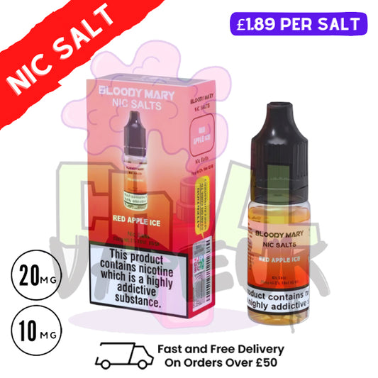 Red Apple ICE - Bloody Mary 10ML Nic Salt