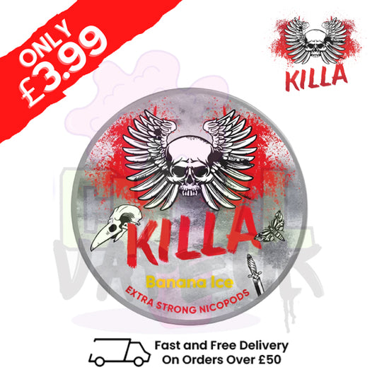 Banana ICE Killa Nicotine Pouches NicoPod Nic Pouch (16.5mg)