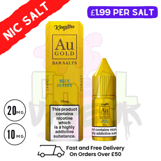 Blue Fusion Gold Bar Nic Salt