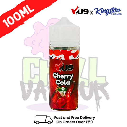 Cherry Cola Shortfill Juice 100ML Eliquid - VU9 x Kingston