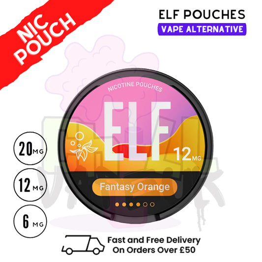 Fantasy Orange Elf Nicotine Pouches By Elf Bar