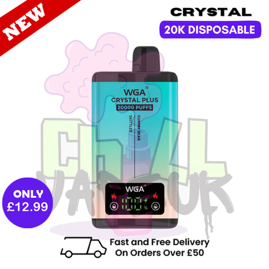Gummy Bear Crystal Plus 20K Vape WGA Disposable Kit