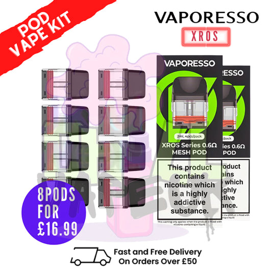 Xros Replacement Pod (2 x Pack Of 4)