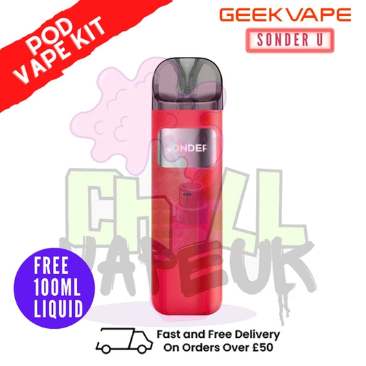 Geek Vape Sonder U Kit + Free 100ML Liquid
