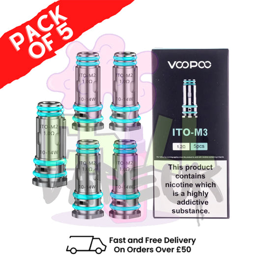VooPoo ITO Replacment M3 Coil 1.0 ohm resistance