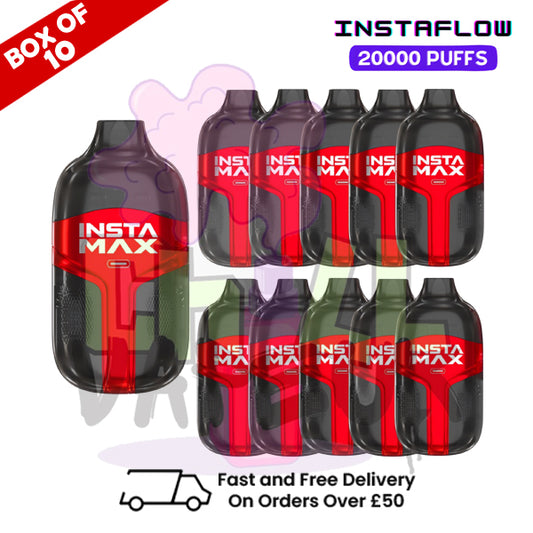 Strawberry Cherry InstaMax 20K Puff Bar Box Of 10