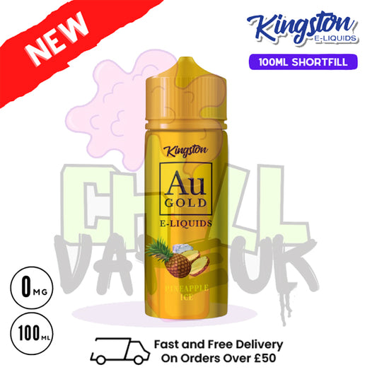 Pineapple Ice AU Gold Kingston 100ML Eliquid