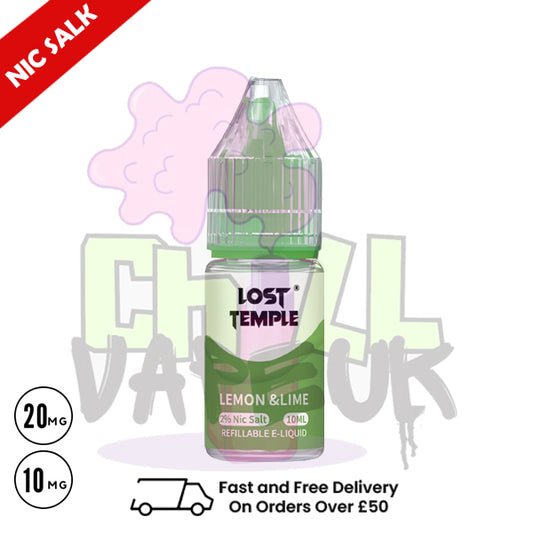 LOST TEMPLE 'Lemon Lime' Nic Salt