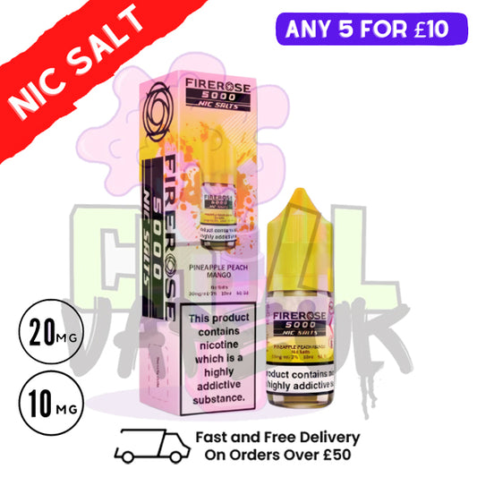 Pineapple Peach Mango - Firerose 10ML Nic Salt