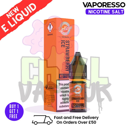 Vaporesso Deliciu Strawberry ICE Nic Salt E-Liquid