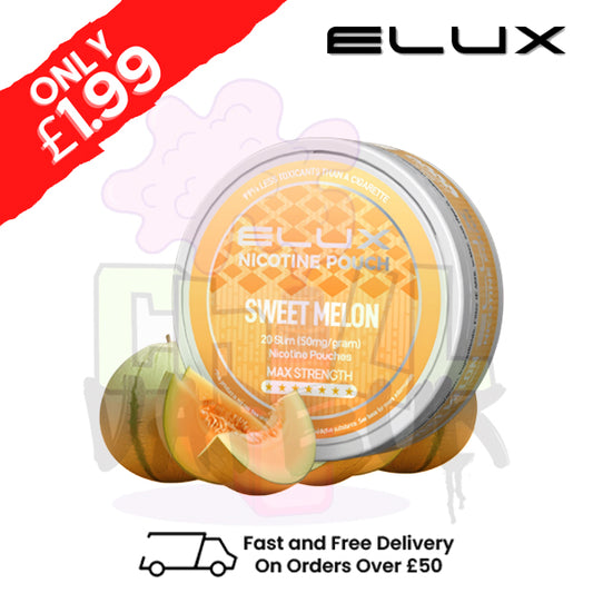 Sweet Melon Elux Legend Nicotine Pouches - ONLY £3.99