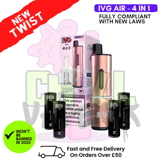 IVG Air 4 in 1 Pink Edition Prefilled Pod Kit