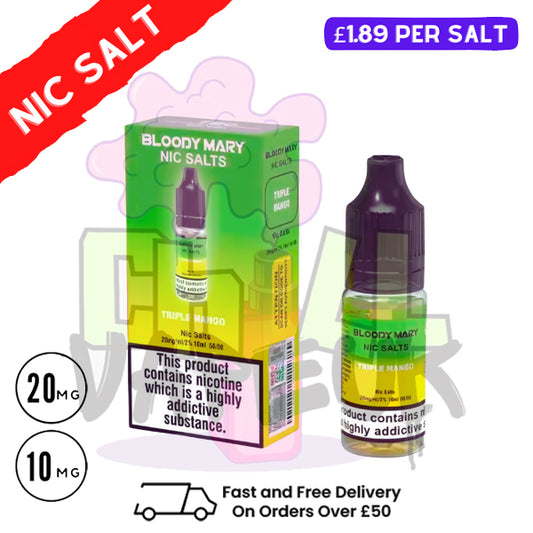 Triple Mango Bloody Mary 10ML Nic Salt