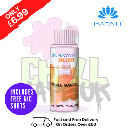 Triple Mango Hayati Pro Max Shortfill Juice 100ML Eliquid