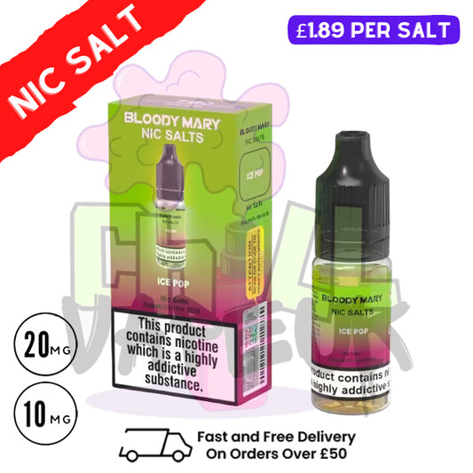 ICE Pop Bloody Mary 10ML Nic Salt