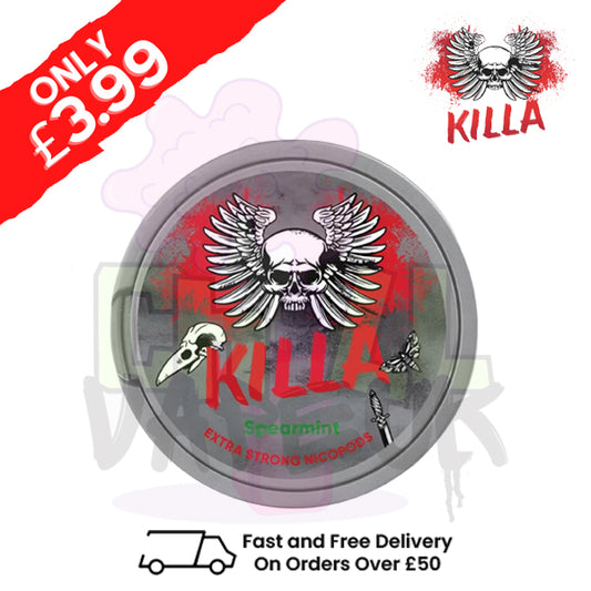 Spearmint Killa Nicotine Pouches NicoPod Nic Pouch (16.5mg)