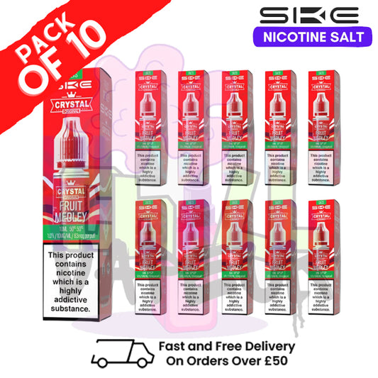 Pineapple Peach Mango Crystal SKE Nic Salt Box / Pack Of 10