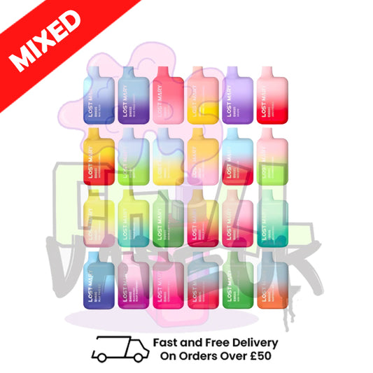 Lost Mary 600 MIXED Flavours Box Of 10