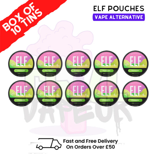Pineapple Elf Nicotine Pouches Box Of 10