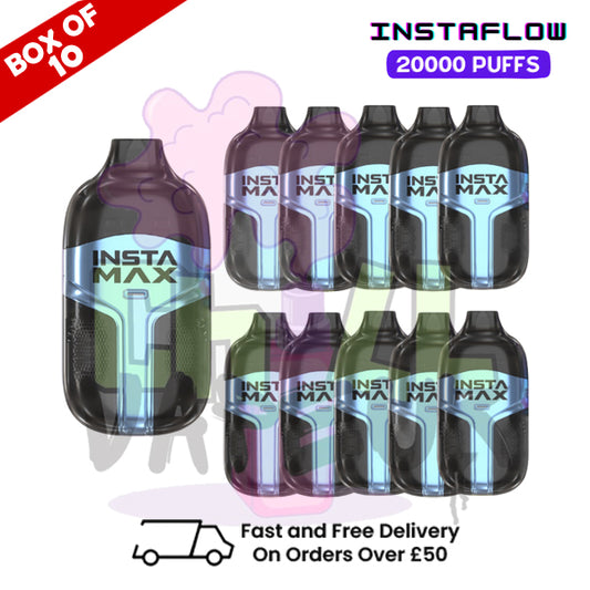 Grape Lime InstaMax 20K Puff Bar Box Of 10