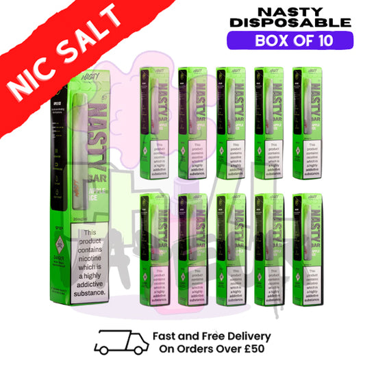 Gummy Bear - Nasty Bar DX2 Disposable Box Of 10