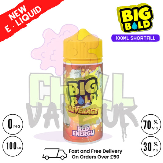 Red Energy Big Bold Vape Juice 100ml - £9.50