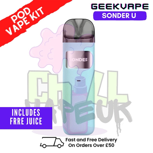 Majestic Sky GeekVape Sonder U Pod Kit + 2x FREE SALTS