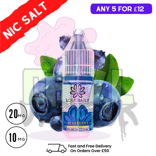 Blueberry LOST Daisy Nic Salt 10ML eLiquid