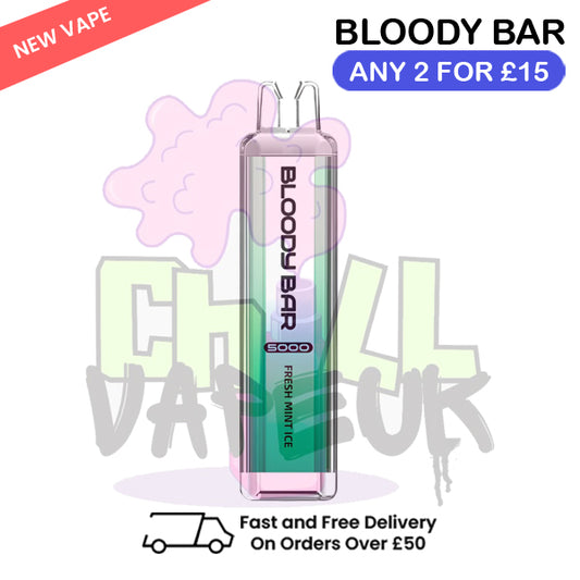 Fresh Mint Bloody Bar 5000 Puffs Disposable