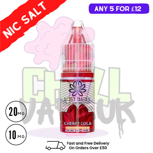 Cherry Cola LOST Daisy Nic Salt 10ML eLiquid
