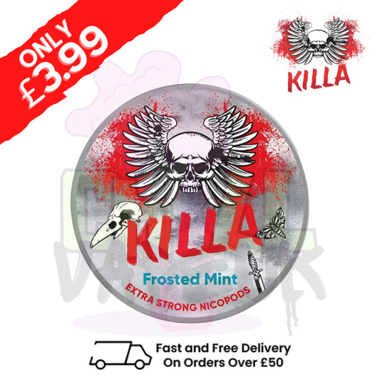 Frosted Mint Killa Nicotine Pouches NicoPod Nic Pouch (16.5mg)