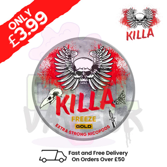 Freeze Gold Killa Nicotine Pouches NicoPod Nic Pouch (16.5mg)