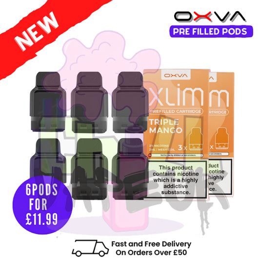 Triple Mango Oxva Xlim Flavoured Pre-filled Pod Cartridges - £1.69