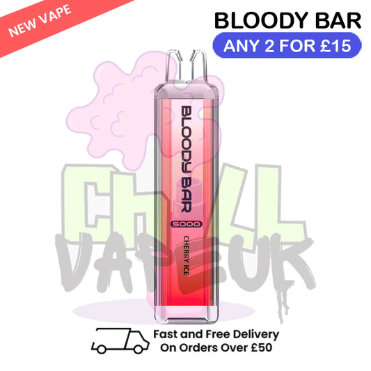 Cherry ICE Bloody Bar 5000 Puffs Disposable