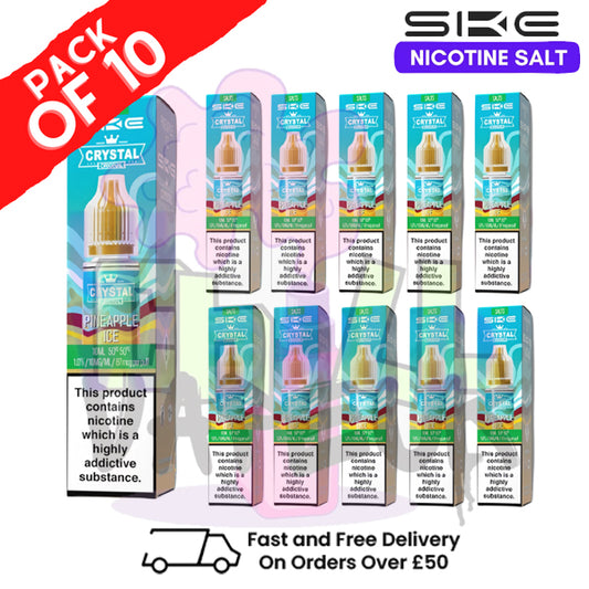 Pineapple ICE Crystal SKE Nic Salt Box / Pack Of 10