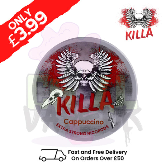 Cappuccino Killa Nicotine Pouches NicoPod Nic Pouch (16.5mg)