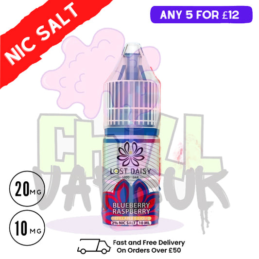 Blueberry Raspberry LOST Daisy Nic Salt 10ML eLiquid