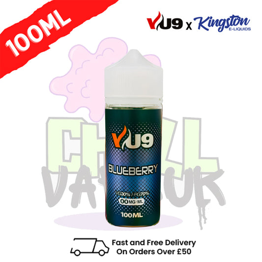 Blueberry Shortfill eJuice 100ML Eliquid - VU9 x Kingston