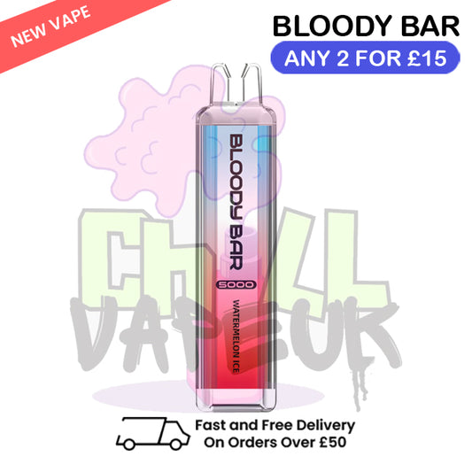 Watermelon ICE Bloody Bar 5000 Puffs Disposable