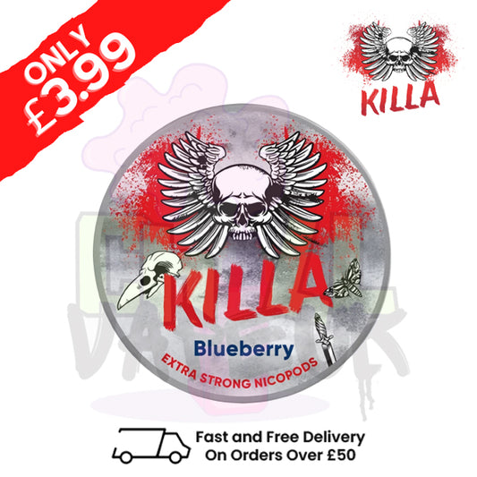 Blueberry Killa Nicotine Pouches NicoPod Nic Pouch (16.5mg)