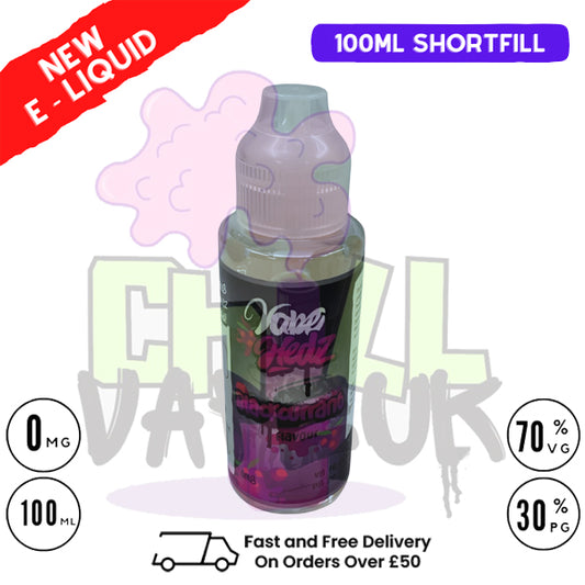 Blackcurrant Vape Hedz 100ml Shortfill Eliquid