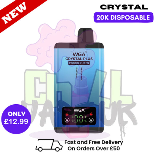 Heisenberg Crystal Plus 20K Vape WGA Disposable Kit