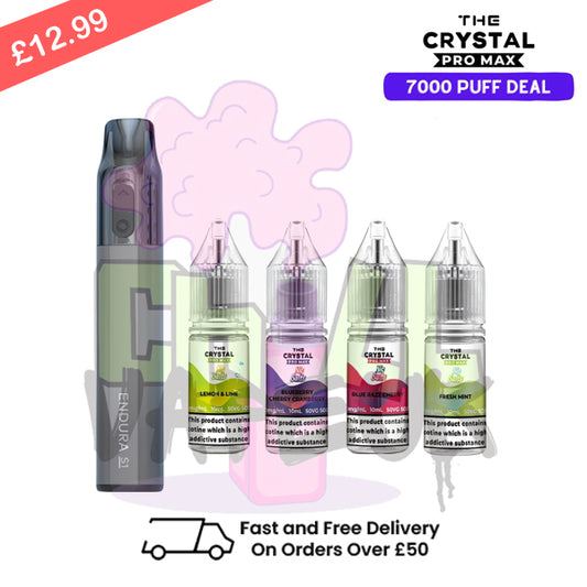 Crystal Pro Max 7000 Puff ULTRA X INNOKIN S1 DISPOSABLE BAR