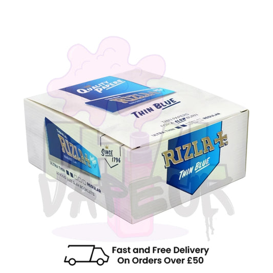 Rizla Blue King Size Slim Cigarette Paper - 50 Booklets