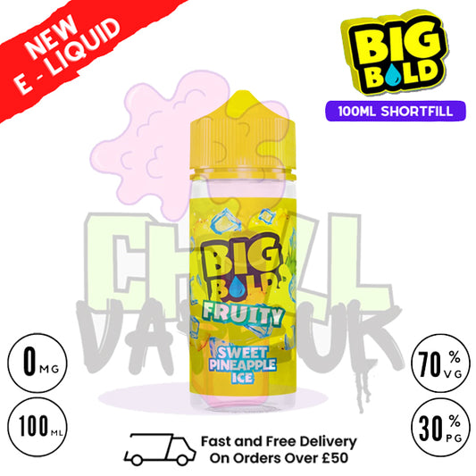 Sweet Pineapple Big Bold Vape Juice 100ml