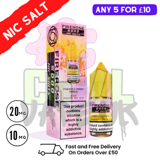 Fizzy Gummy Firerose 5000puff 10ML Nic Salt