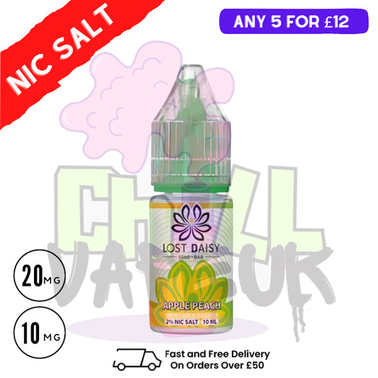Apple Peach LOST Daisy Nic Salt 10ML eLiquid