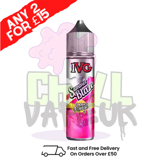 Summer Blaze IVG Shortfill Juice 50ML Eliquid - CLASSICS RANGE
