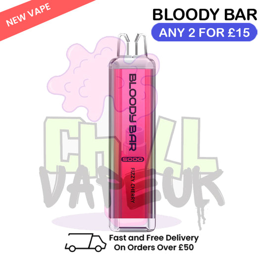 Fizzy Cherry Bloody Bar 5000 Puffs Disposable