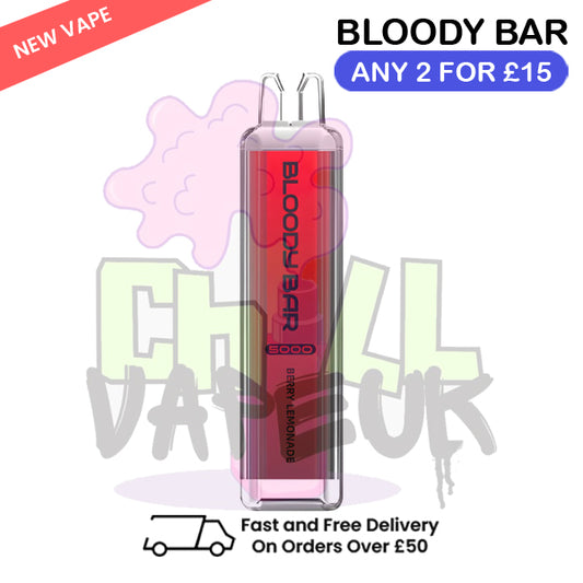 Berry Lemonade Bloody Bar 5000 Puffs Disposable